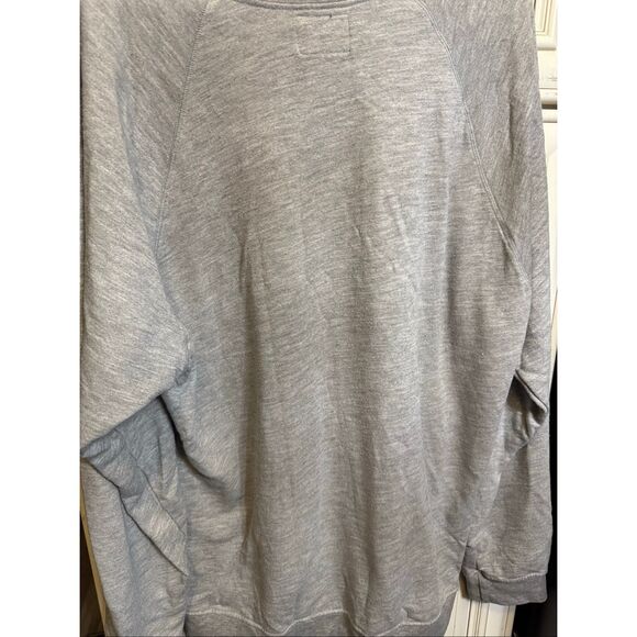 Retrobrand Women's State Finals Graphic Oversized Pullover Sweatshirt Gray Large - Picture 15 of 15